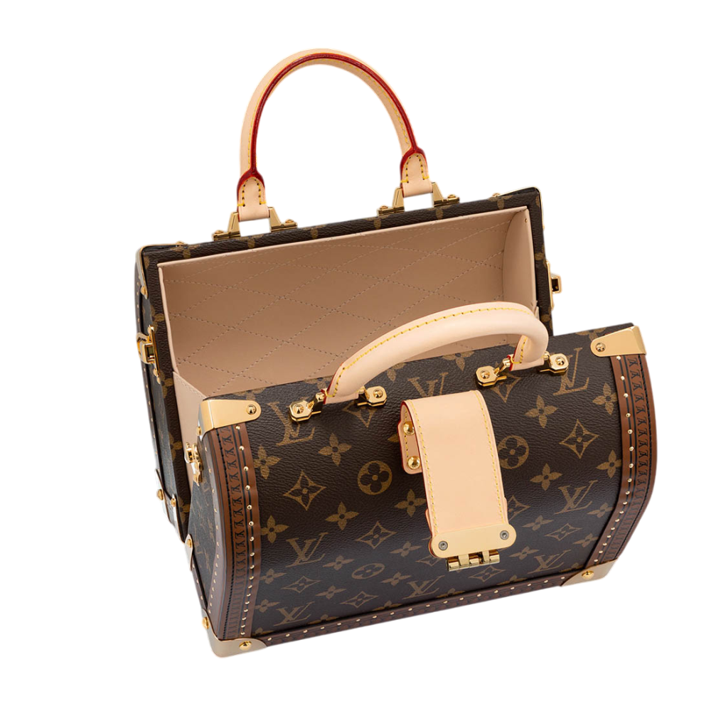 Louis Vuitton Trunk Padlock Brown Handbag-thumb-2