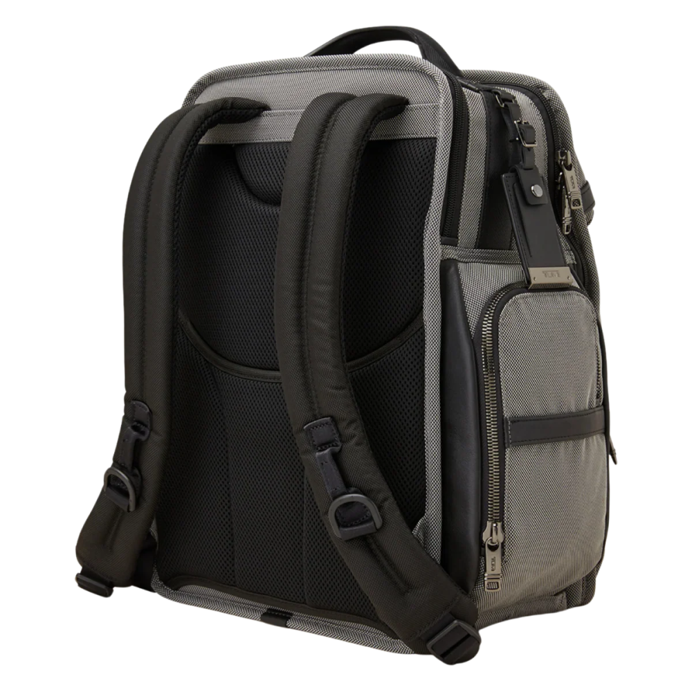 Tumi Alpha Brief Grey & Black Backpack-thumb-2