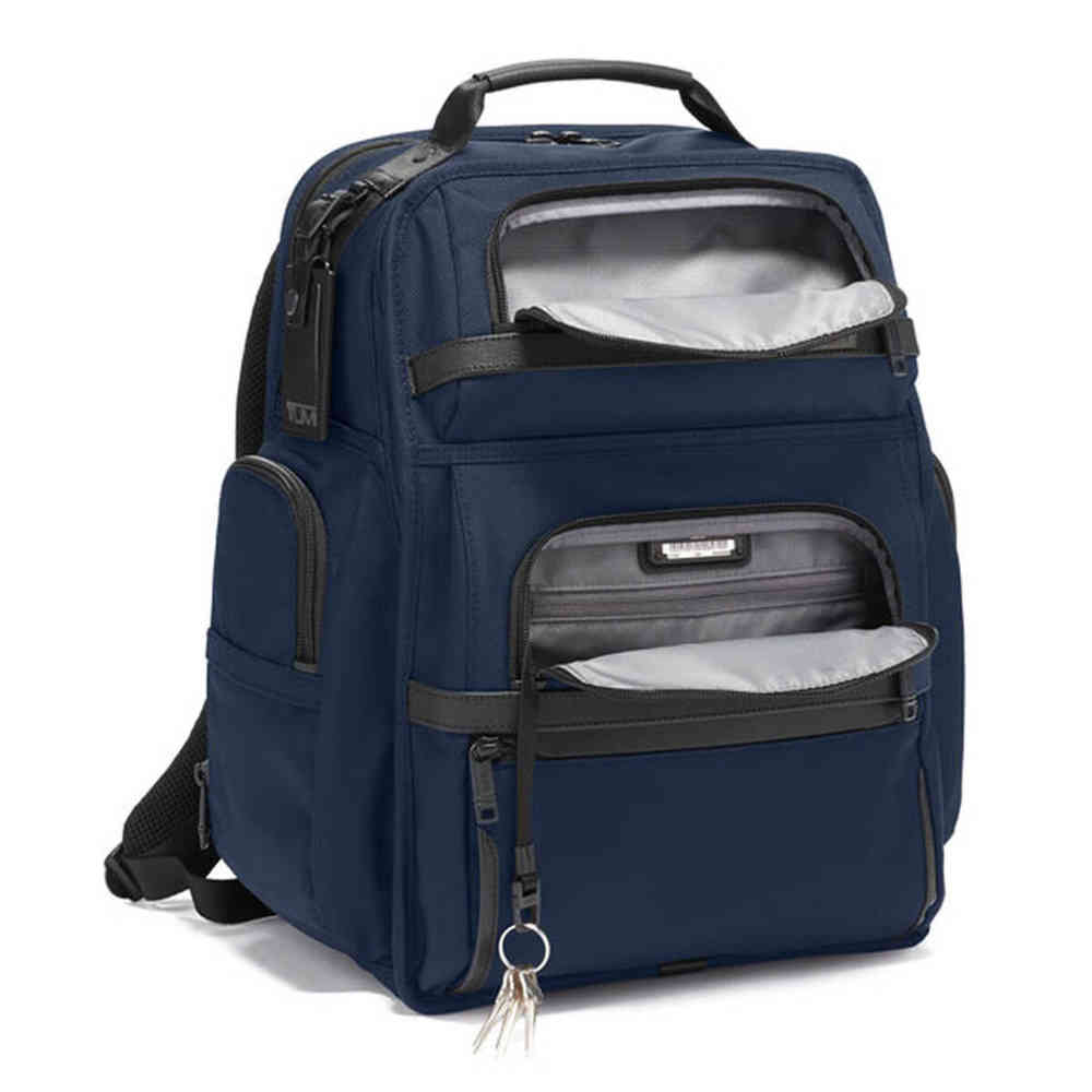 Tumi Alpha Brief Blue Backpack-thumb-3