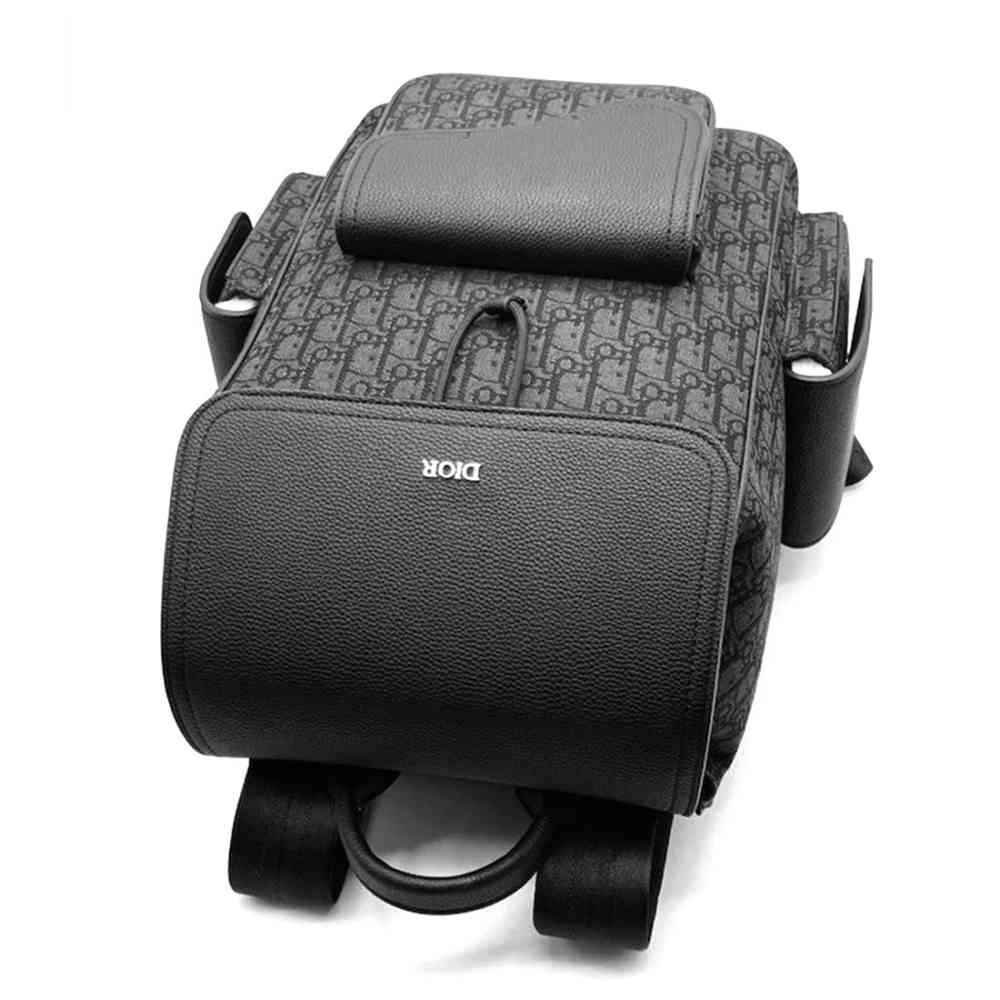 Dior Saddle Bag Black Backpack-thumb-3