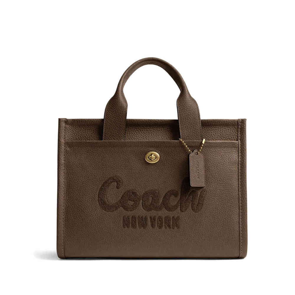 Dark Brown Coach Cargo 26 Brown Tote Bag