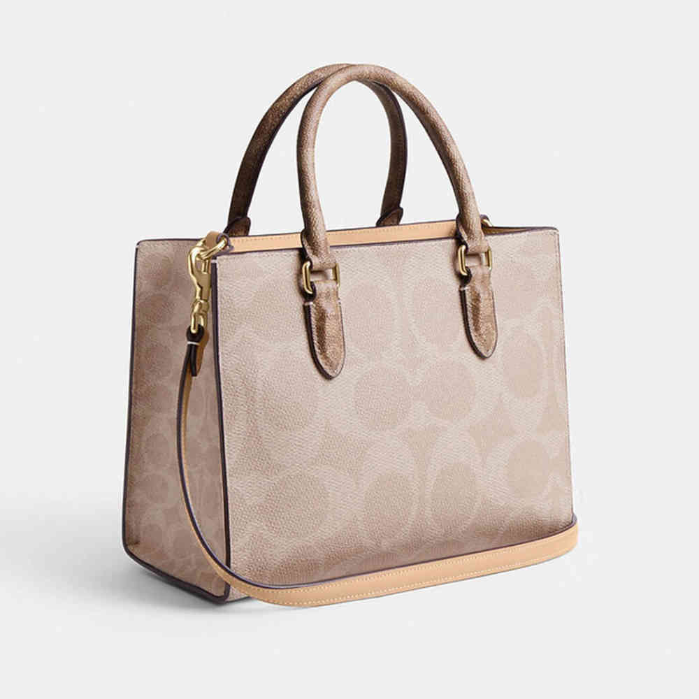 Coach Maggie Cream Tote Bag-1