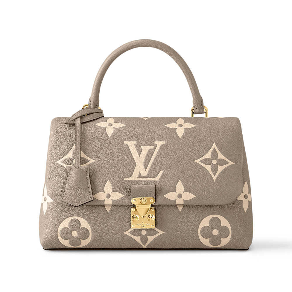 Beige Louis Vuitton Madeleine Black Crossbody Bag