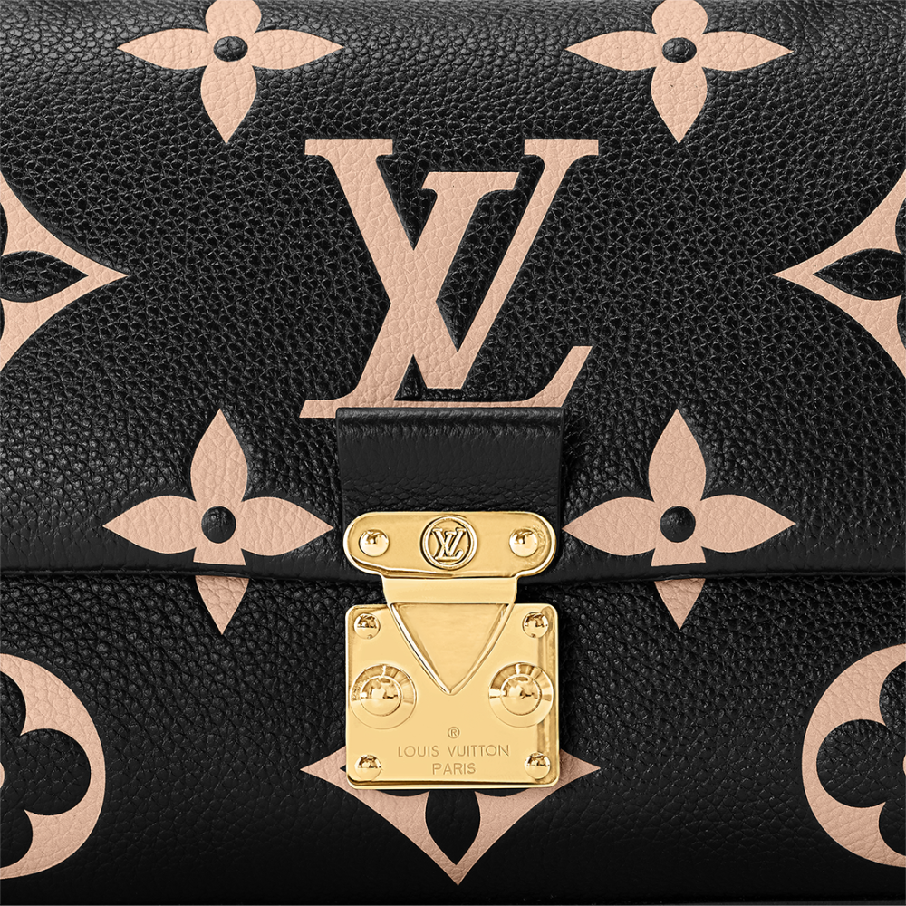 Louis Vuitton Madeleine Black & Cream Crossbody Bag-5