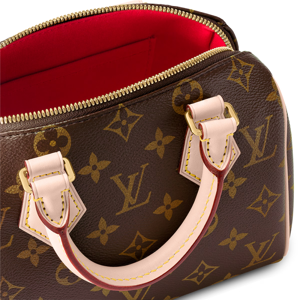 Louis Vuitton Alma Brown & Cream Handbag-thumb-4