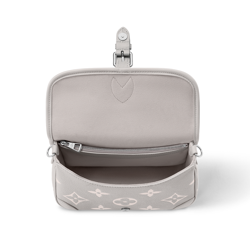 Louis Vuitton Montaigne Beige Leather Shoulder Bag-3