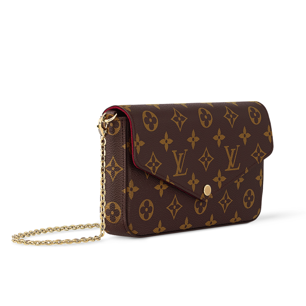 Louis Vuitton Felicie Brown Sling Bag-thumb-1