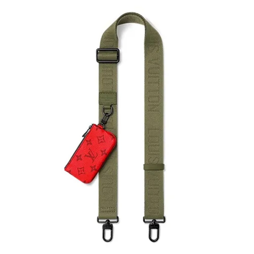 Louis Vuitton Abloh Trio Messenger Green Sling Bag-thumb-3