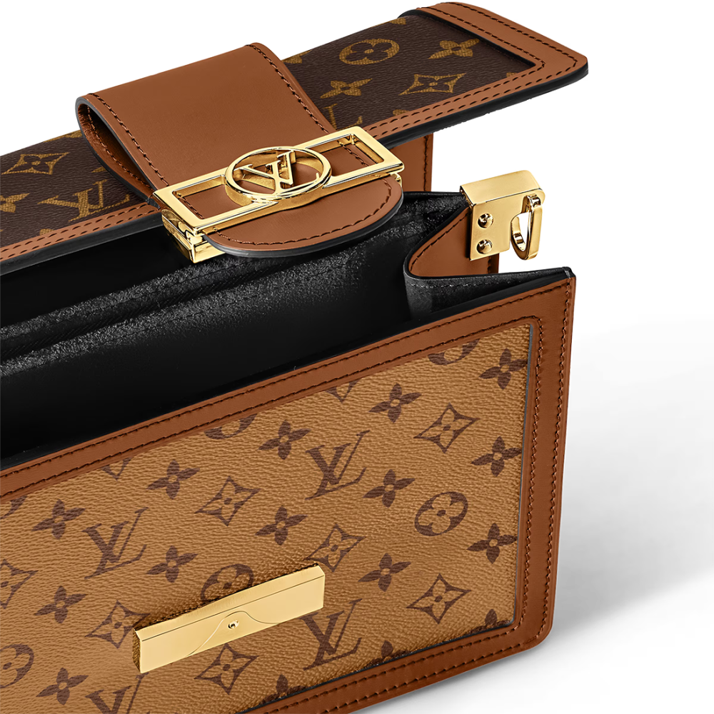 Louis Vuitton Dauphine Brown Sling Bag-thumb-4