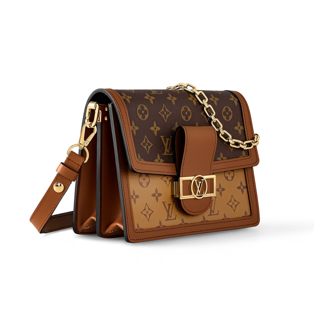 Louis Vuitton Dauphine Brown Sling Bag-thumb-1