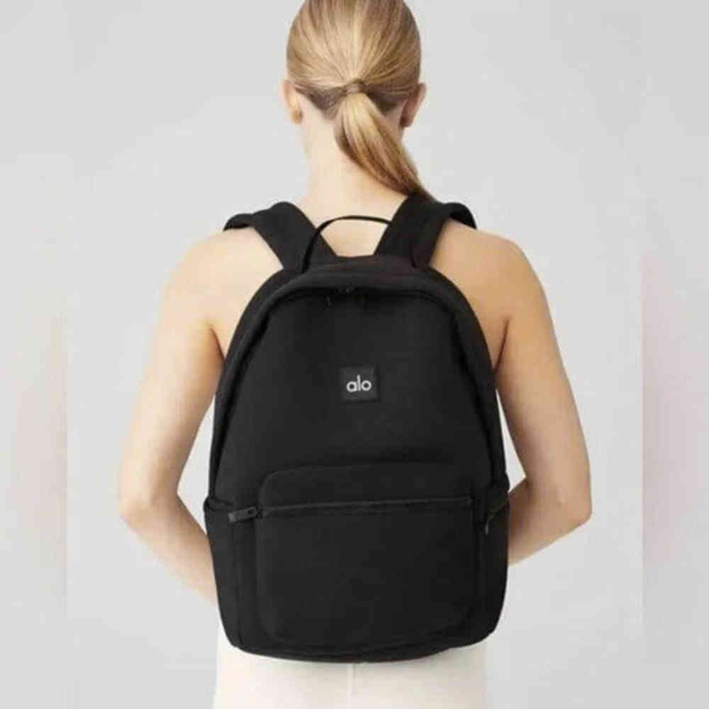 Alo Yoga Stow Black Bagpack-thumb-1