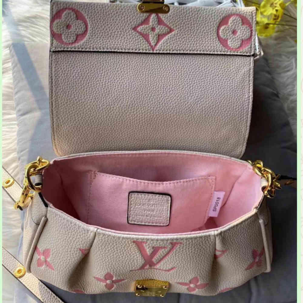 Louis Vuitton Favorite Pink Empreinte Bicolor Sling Bag-1