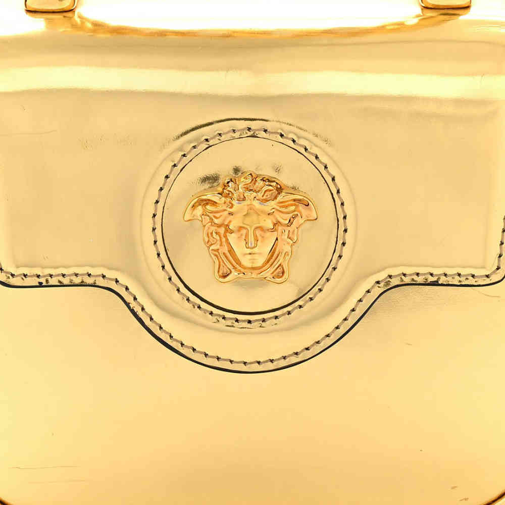 Versace Small La Medusa Golden Handbag-5