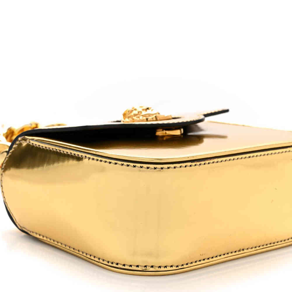 Versace Small La Medusa Golden Handbag-4