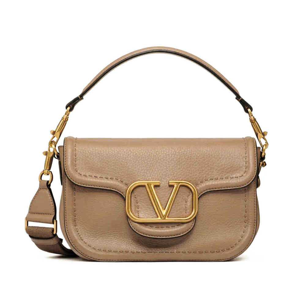 Beige Valentino Garavani Black All time Sling Bag