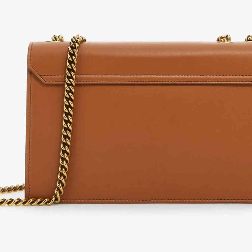 Roberto Cavalli Brown Clutch Bag-thumb-4