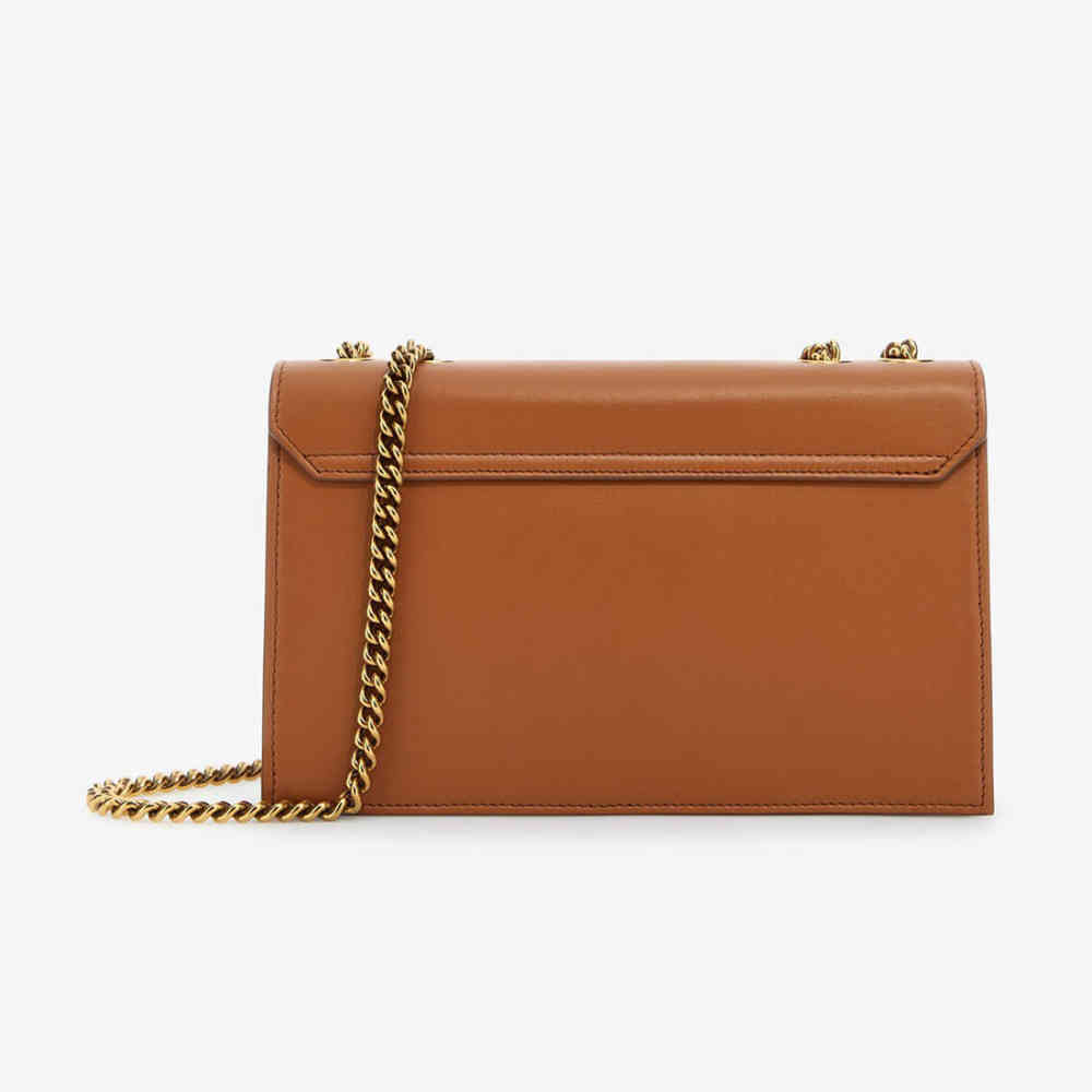 Roberto Cavalli Brown Clutch Bag-thumb-1