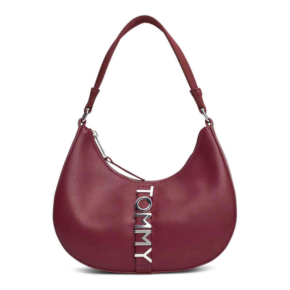 Wine Tommy Jeans City White Shoulder Bag