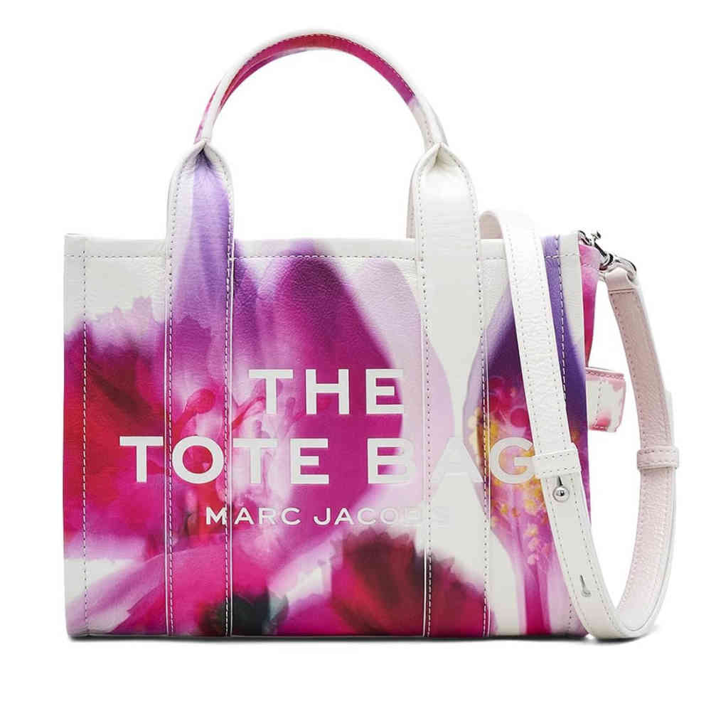 Marc Jacobs The Future Floral Leather Medium Tote Bag-thumb-0