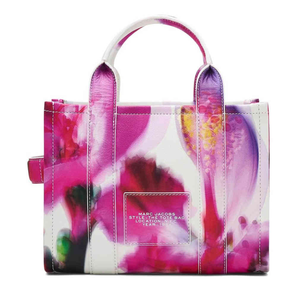 Marc Jacobs The Future Floral Leather Medium Tote Bag-thumb-1