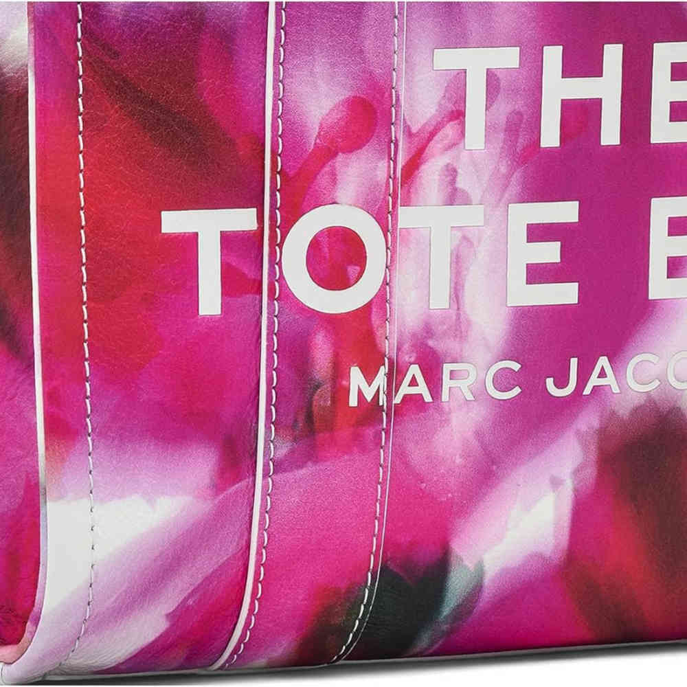 Marc Jacobs The Future Floral Leather Medium Tote Bag-thumb-4