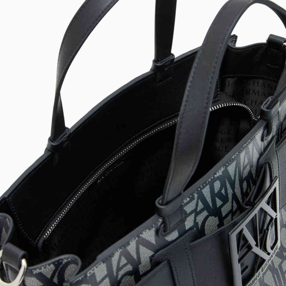 Armani Exchange Black Susy Tote Bag-4