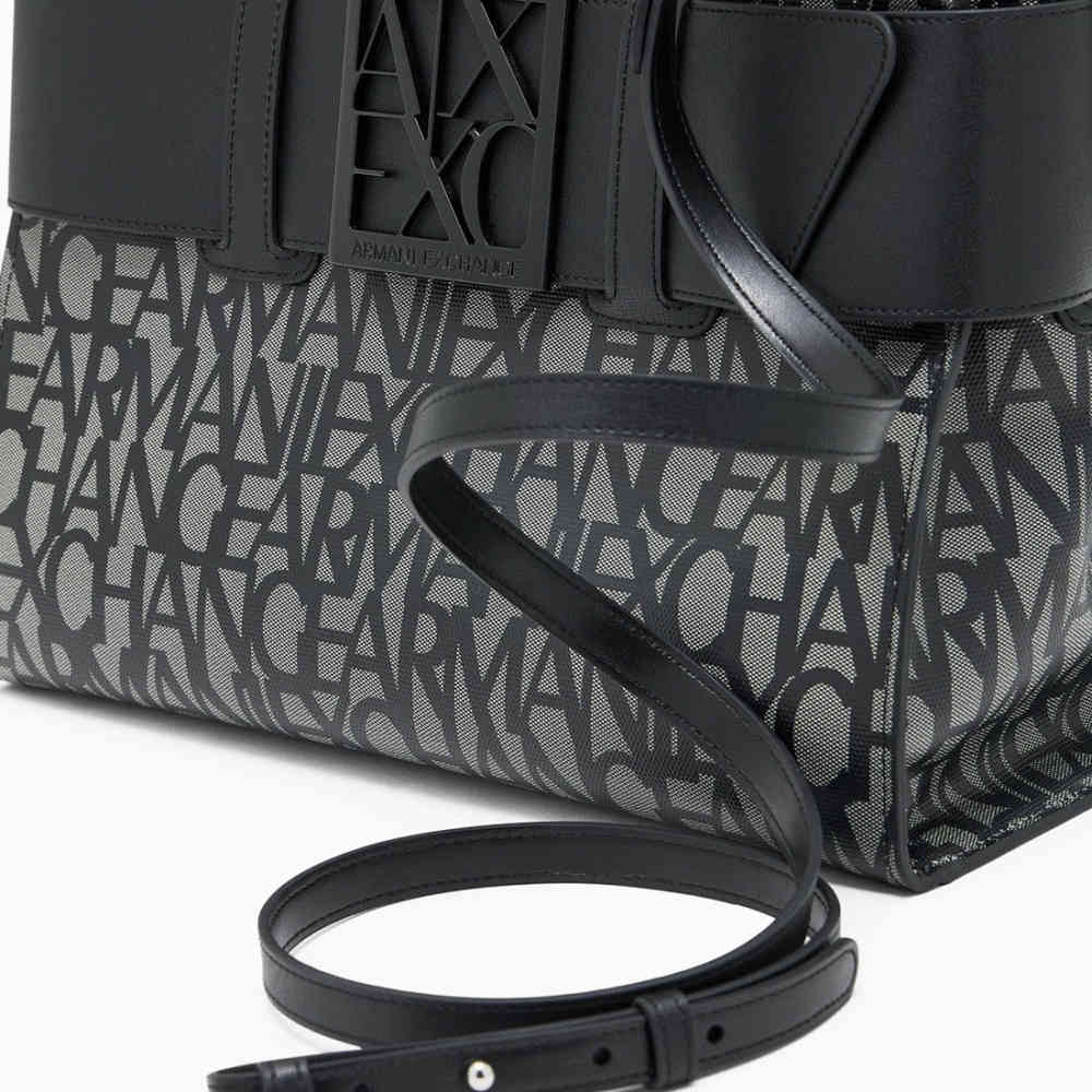 Armani Exchange Black Susy Tote Bag-3