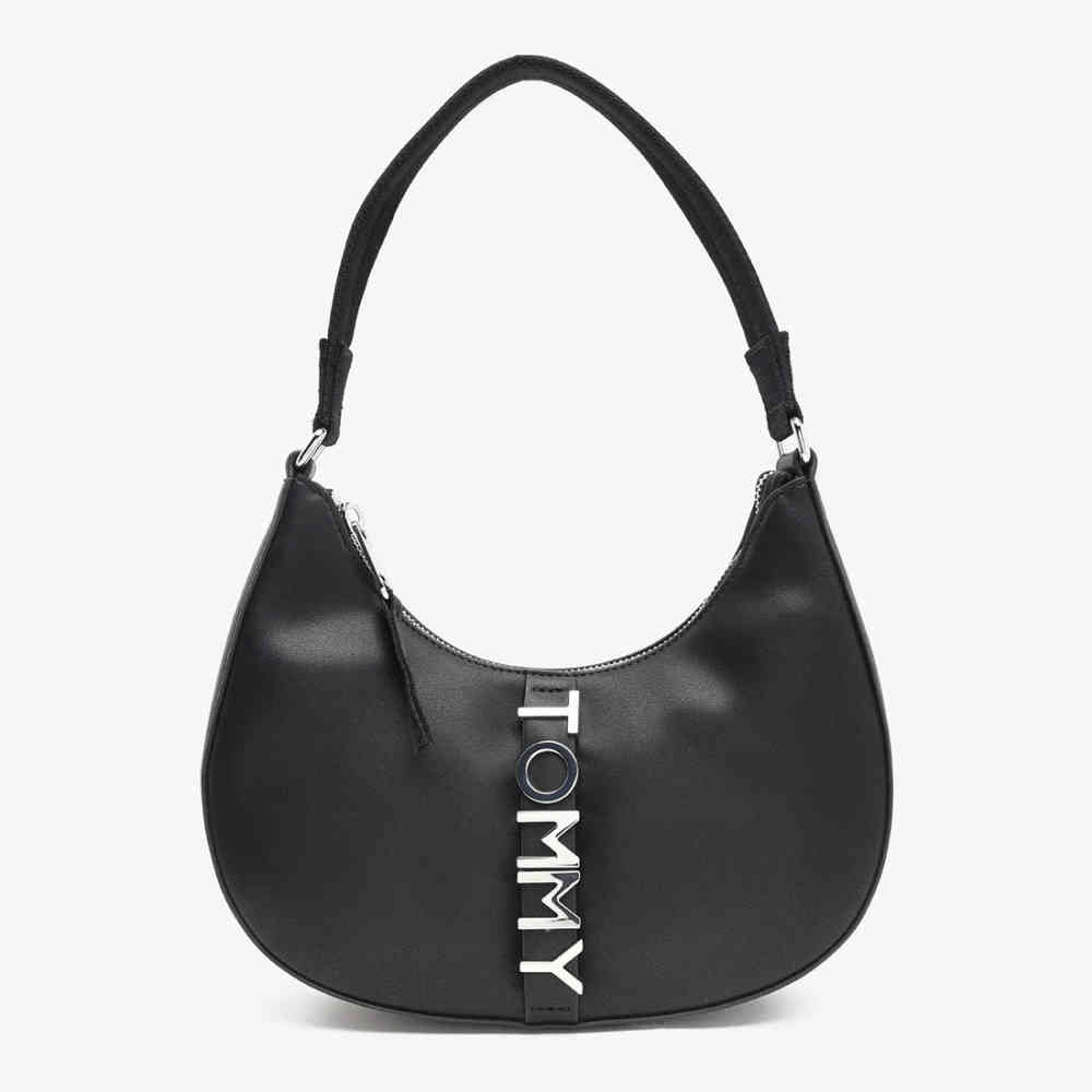 Black Tommy Jeans City White Shoulder Bag