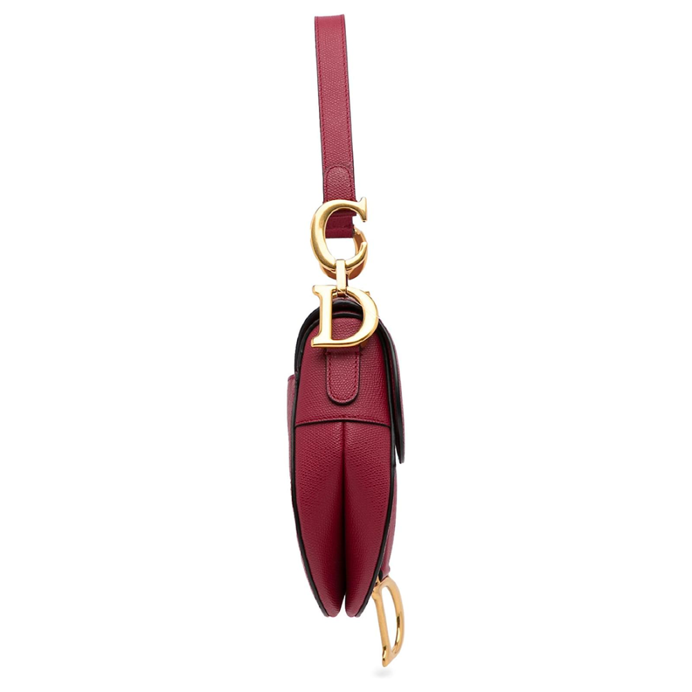 Dior Saddle Small Wine Shoulder Bag-thumb-3