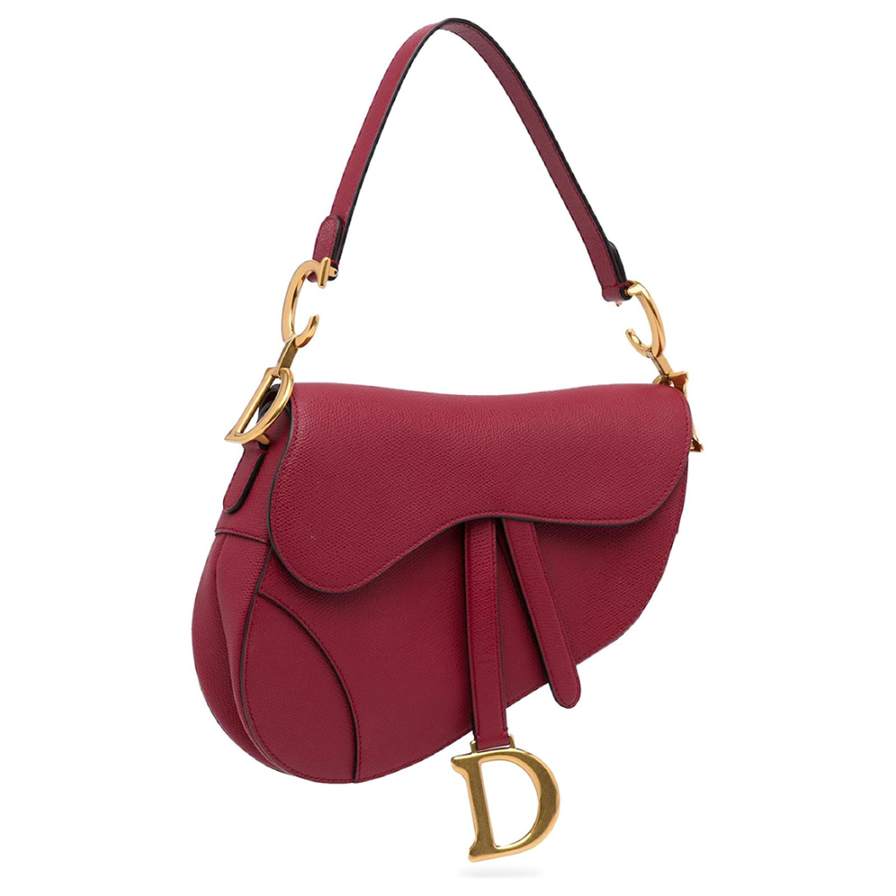 Dior Saddle Small Wine Shoulder Bag-thumb-1