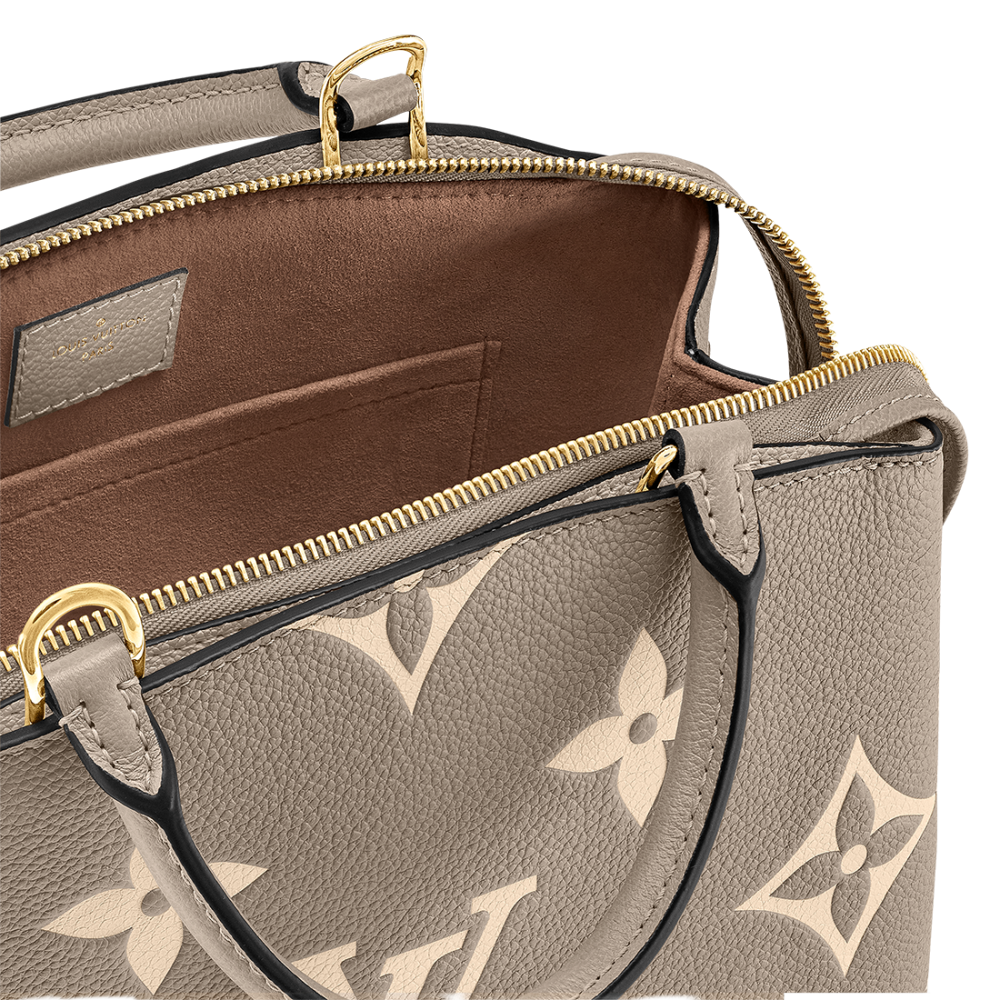 Louis Vuitton Montaigne Beige Leather Bag-thumb-4