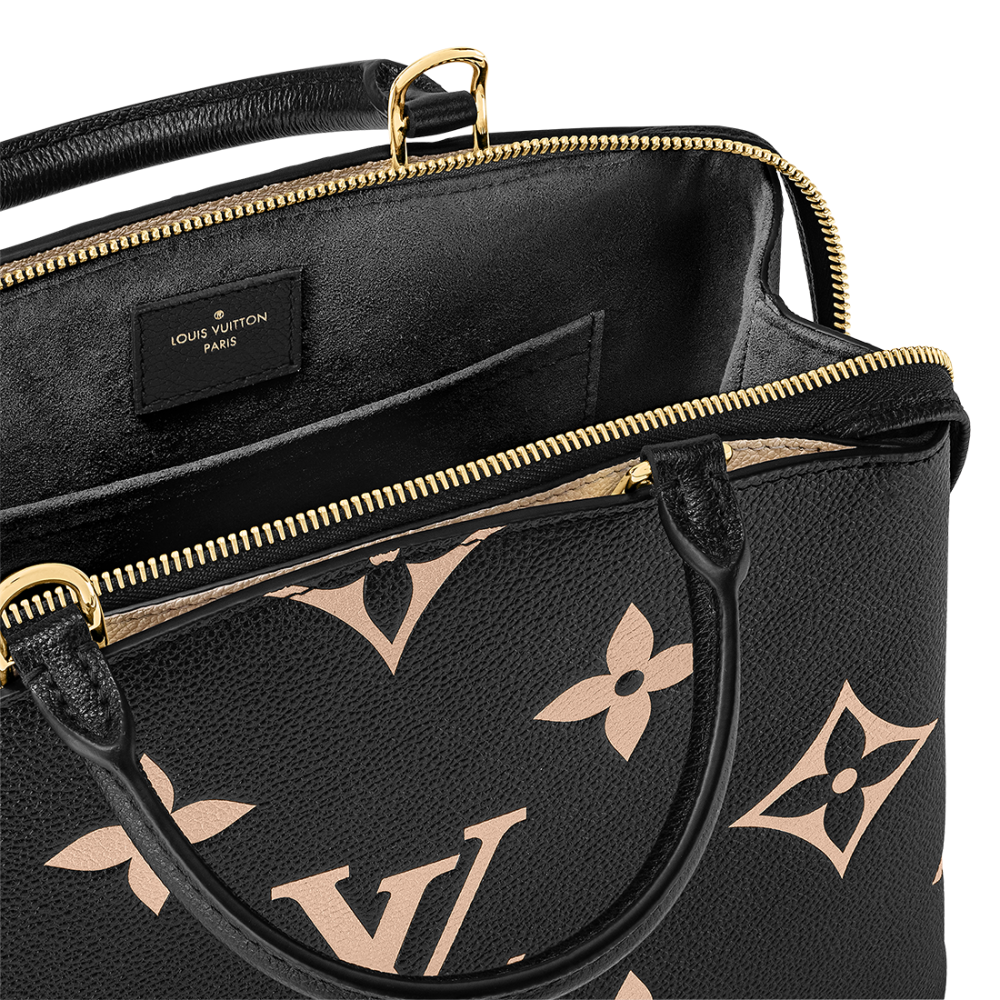 Louis Vuitton Montaigne Black Leather Bag-5