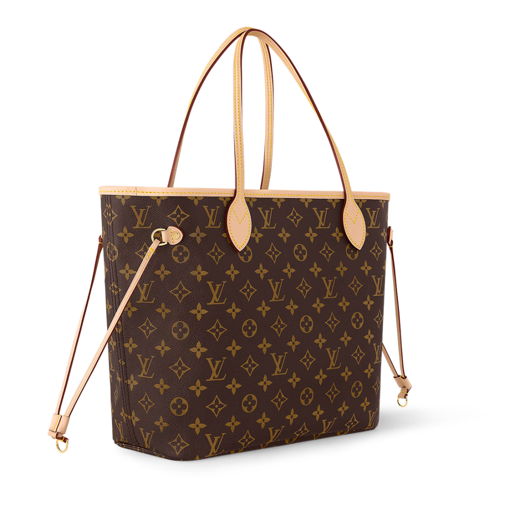 Louis Vuitton Neverfull Brown Tote Bag-thumb-2