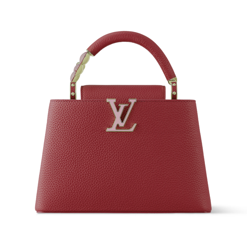 Wine Louis Vuitton Dauphine Pink Handbag