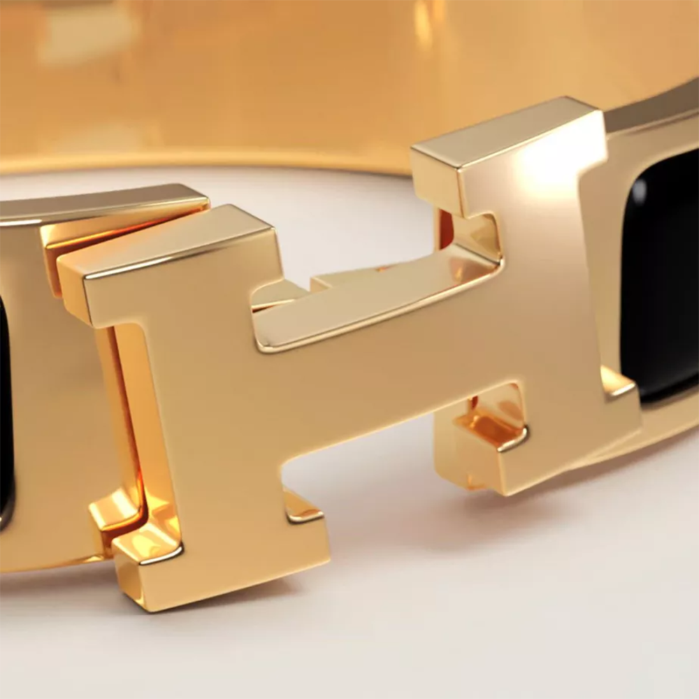 Hermes Black Clic H Bracelet-2