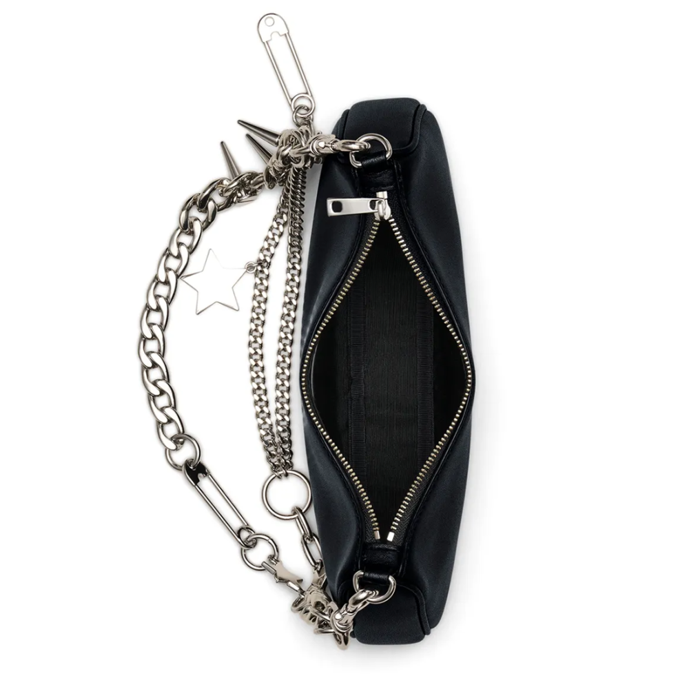 Marc Jacobs The Star Charm Leather Black Shoulder Bag-2