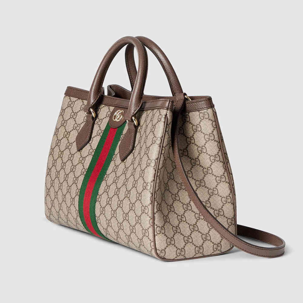Gucci Ophidia Beige Tote Bag-thumb-1
