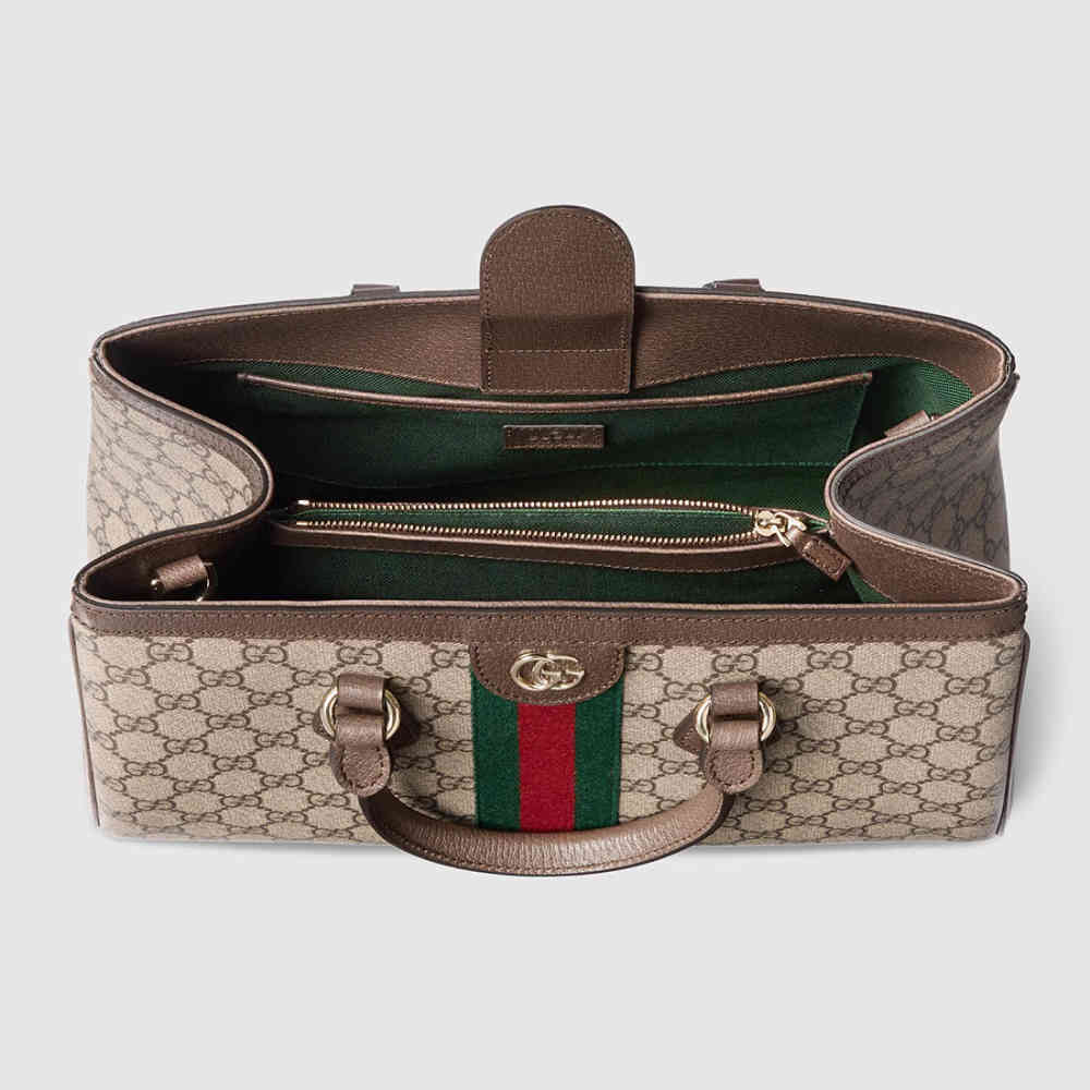 Gucci Ophidia Beige Tote Bag-thumb-2