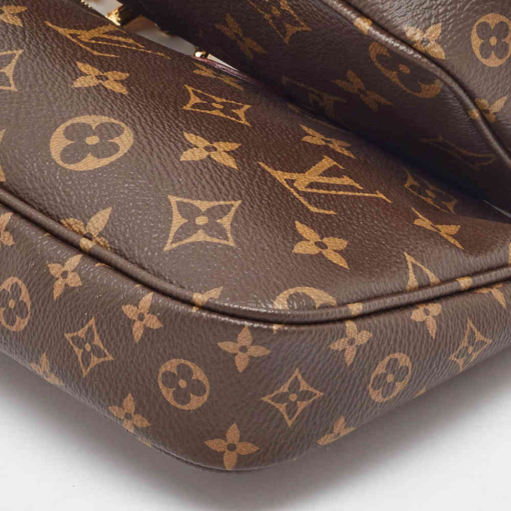 Louis Vuitton Multi Pochette Brown & Green Crossbody Bag-thumb-9