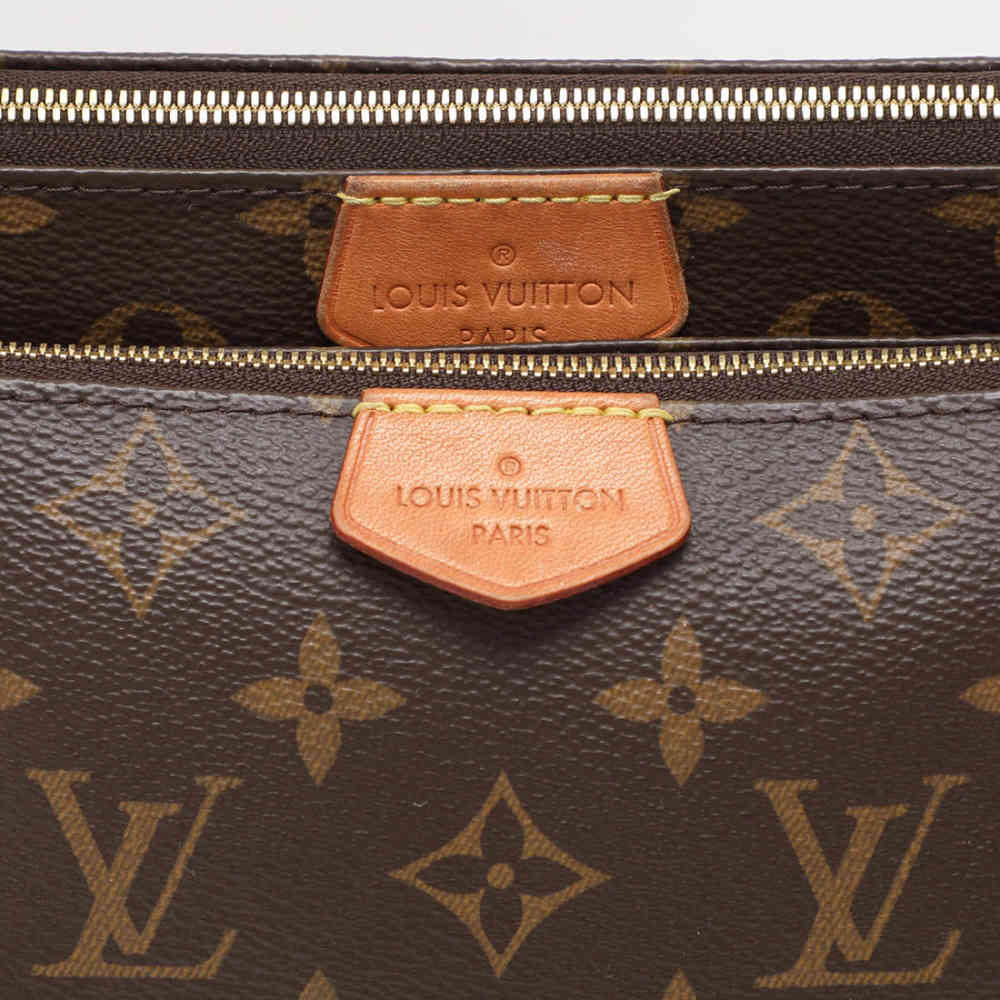 Louis Vuitton Multi Pochette Brown & Green Crossbody Bag-thumb-7