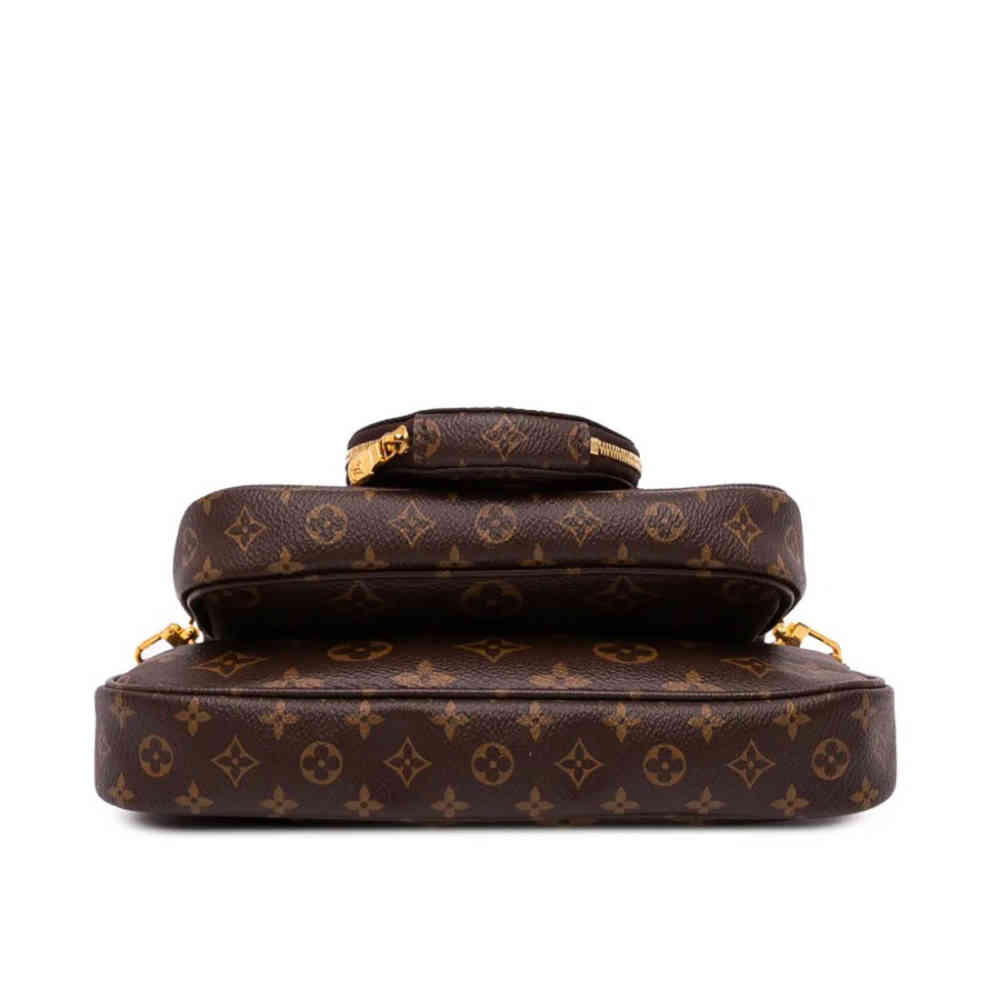 Louis Vuitton Multi Pochette Brown Crossbody Bag-3