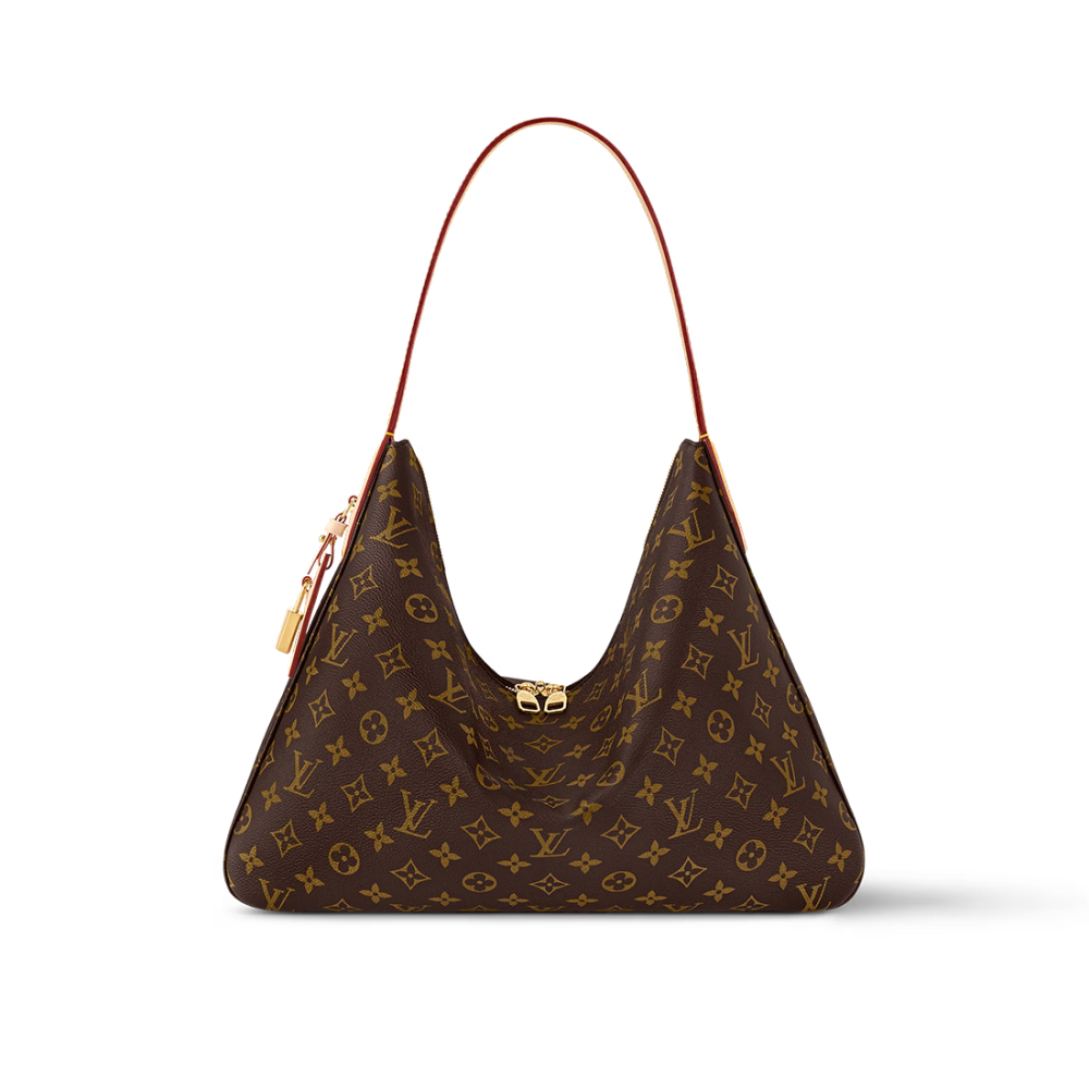 Louis Vuitton Slouchy Brown Shoulder Bag-thumb-0