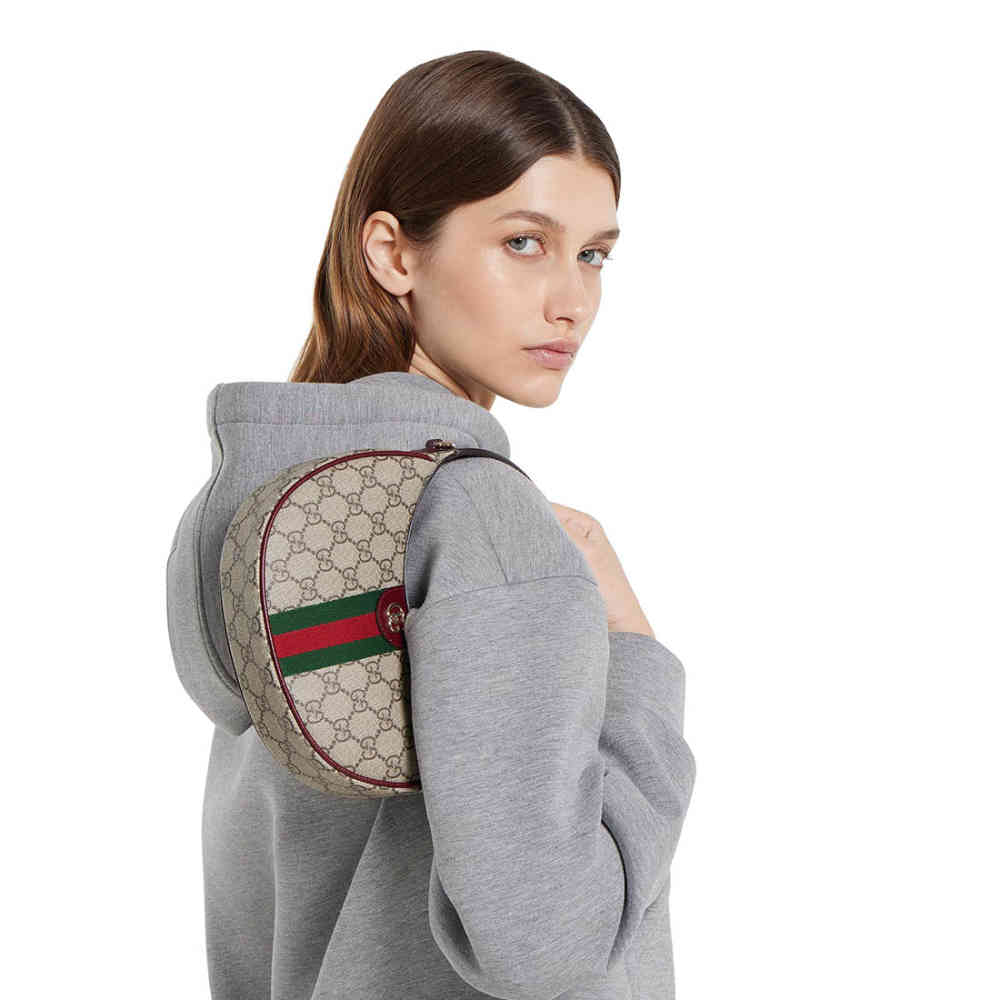 Gucci GG Ophidia Small Wine HandBag-thumb-7