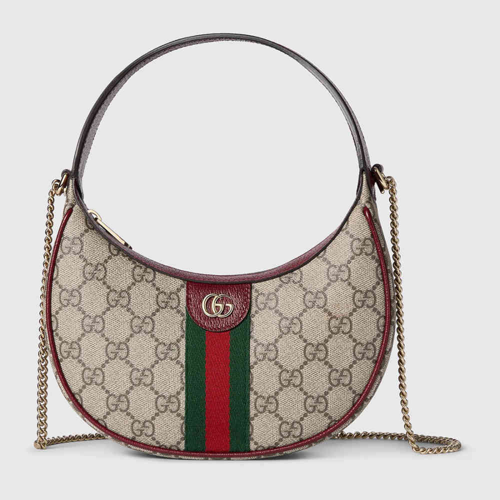 Gucci GG Ophidia Small Wine HandBag-thumb-0