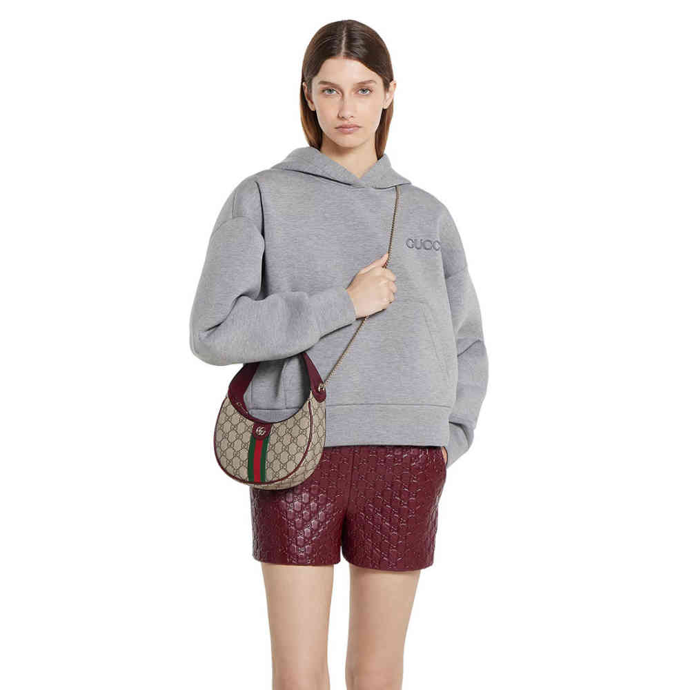 Gucci GG Ophidia Small Wine HandBag-thumb-8