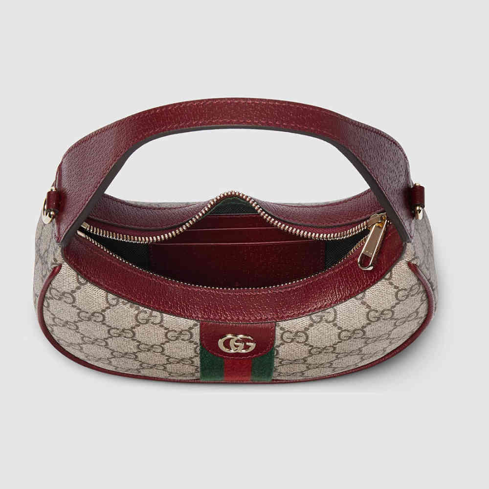 Gucci GG Ophidia Small Wine HandBag-thumb-4