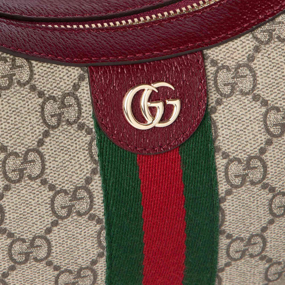 Gucci GG Ophidia Small Wine HandBag-thumb-5