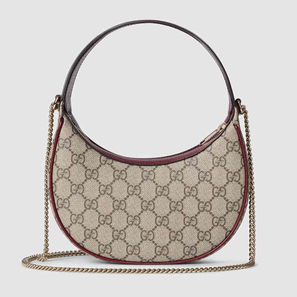 Gucci GG Ophidia Small Wine HandBag-thumb-2