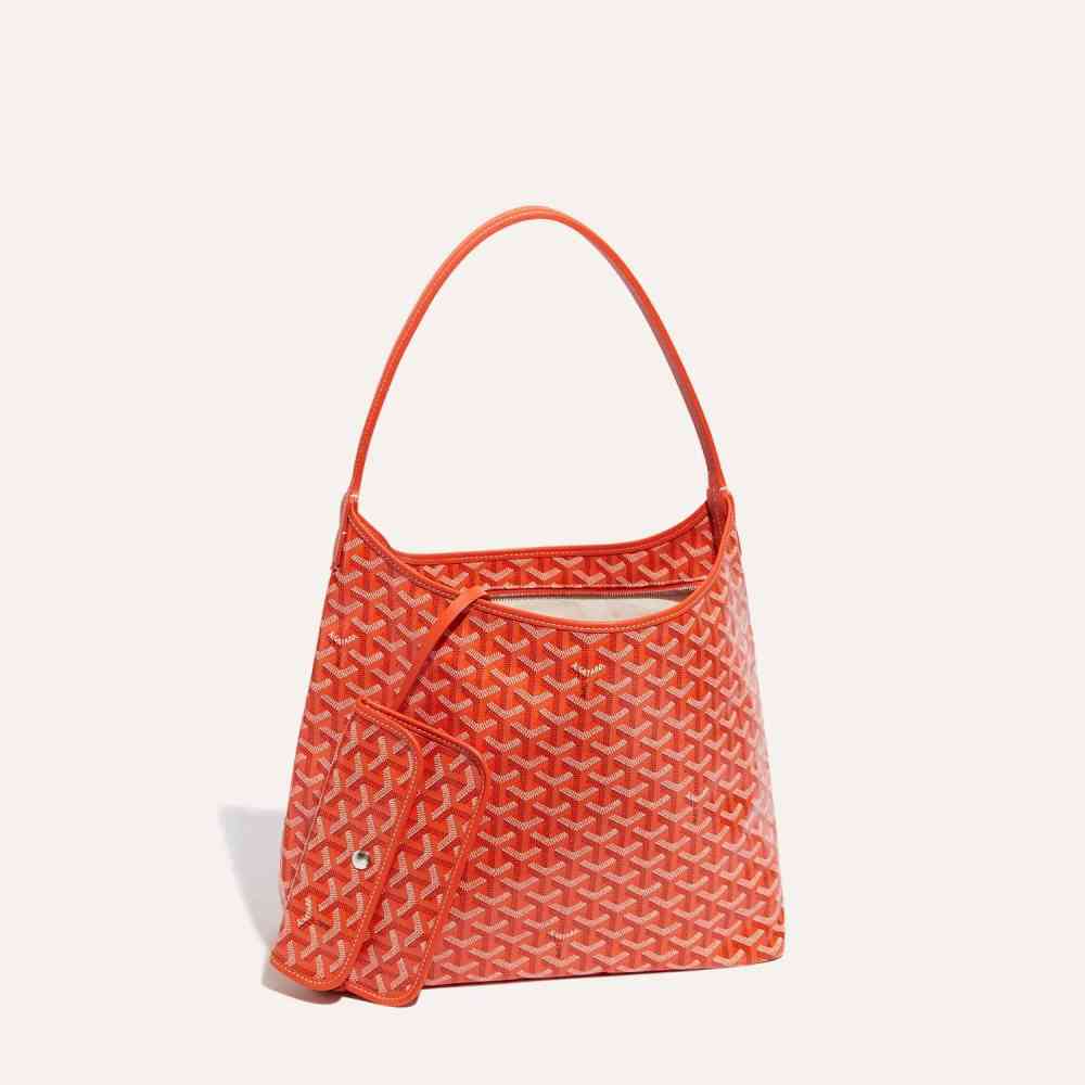 Orange Goyard Boheme Black Tote Bag