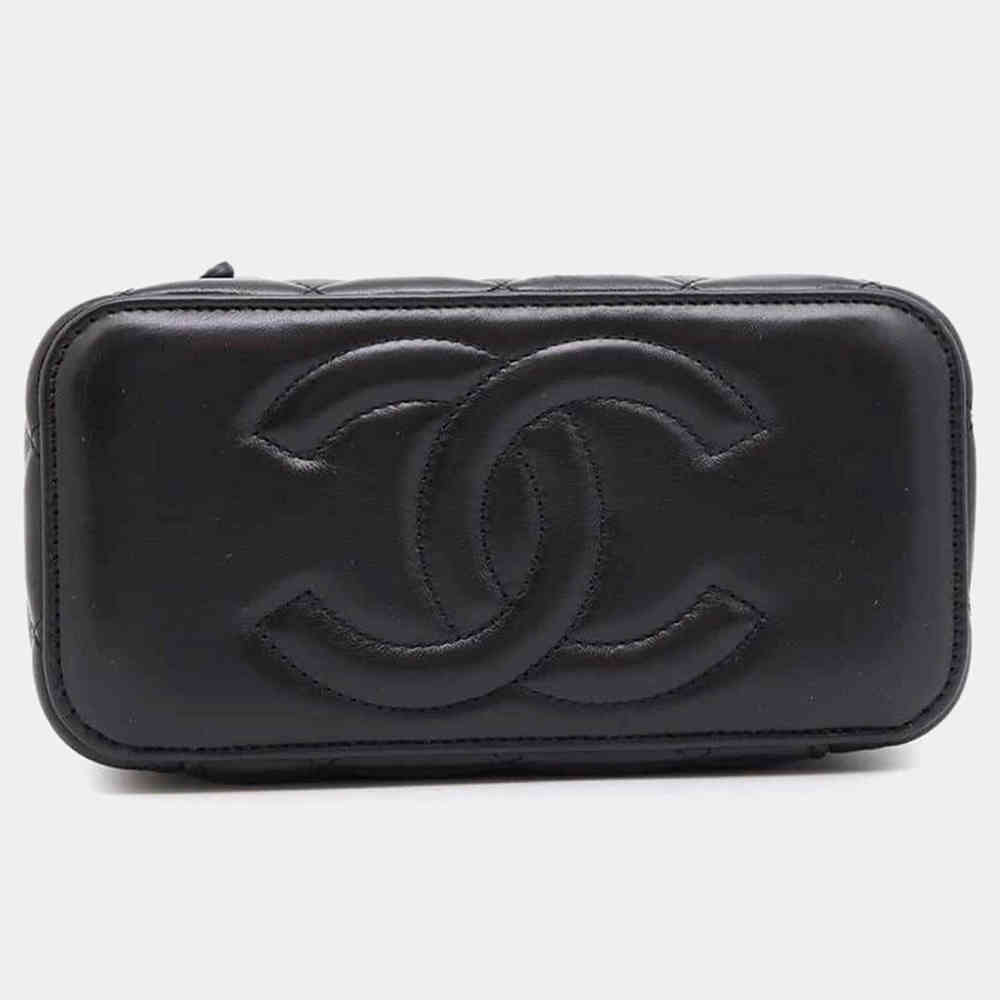 Chanel Vanity Black Handbag-thumb-2